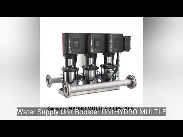 グランドフォス 水源 MULTI E 3 CRE 20-6 水供給ユニット 清潔な水の転送と最大圧25バーのための推進ユニット