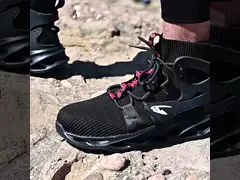 OEM Flying Weaving Comfortable Safety Shoes For Ladies