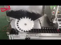 Cosmetic Filling Equipment Silicone Lipstick Mold Water Drop Shape Carton Packing