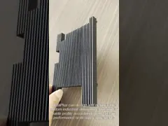 Elektroforez Aluminium Profile ekstruzyjne okienne 6063-T5 Z końcowym obróbką
