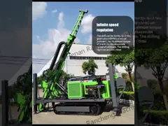 China 180m Hydraulic Crawler Mounted Borehole Rotary Blasting Water Well Drilling Machine supplier