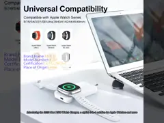 2025 New X556 Watch Charger Support Apple Watches 2500mAh Power Bank For Charging Watches