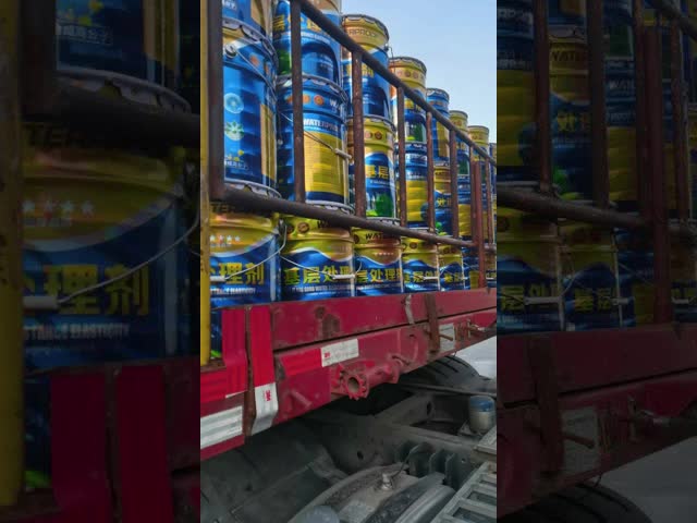 Type I JS Polymer Modified Cementitious Waterproofing Coating 40kg/Set White 1.8kg/㎡ High Adhesion Basement Use