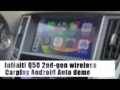 Infiniti Q50 Q60 wireless carplay android auto screen projection media interface