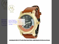 Black Gold and Silver Bezel Quartz Wrist Watch Waterprood for Men and Women