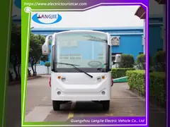 8 posti Mini Electric Tourist Car 48V aC motore Airport Baggage Cart Con tetto Per Resort