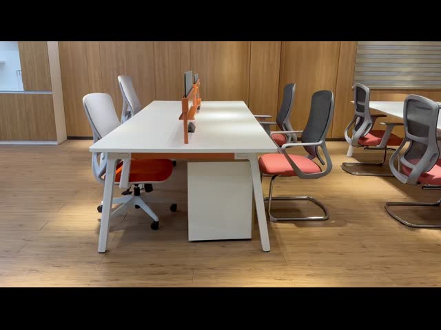 オフィス 家具 スタッフ テーブル モジュラルの 作業 ステーション 引き出し付き オフィス デスク