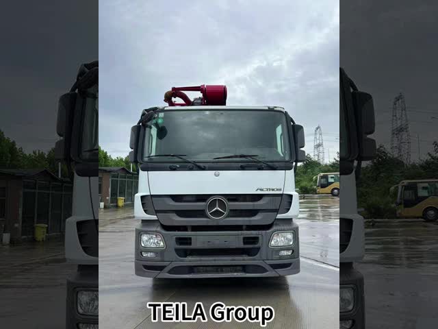 SANY 2019 2nd ハンドポンプトラック トラック搭載 コンクリートポンプ 52メートル ビデオ