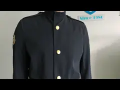China Winter Men Quilted Military Jacket Liner with Cotton Filling Front Button Closure supplier