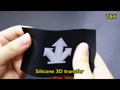 Hayvanlar Şekli 3D 7cm Isı Transferli Giysi Etiketleri Silikon Kauçuk Baskı
