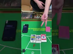 YB markierte Plastikspielkarte-Barcode-Scanner-Bakkarat-Betrugschürhaken-Karten