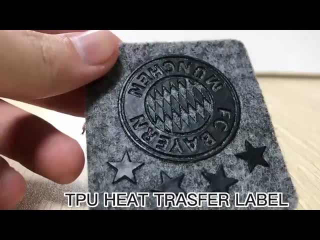 カスタム 高品質のTPUラベル 洗える3D熱伝送バッジ