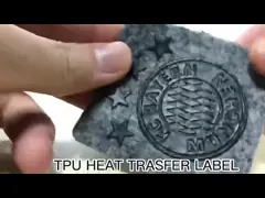 ТПУ-этикетки высокого качества, стираемые 3D значки теплопередачи на одежде