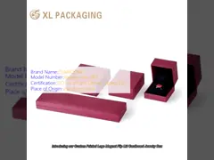 Logo imprimé sur mesure Magnet couvercle en carton coffret de bijoux pour bracelet anneau pendentif collier