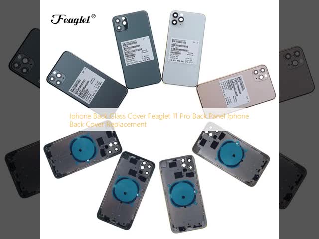 Iphone バックガラスカバー Feaglet 11 Pro バックパネル Iphone バックカバー 交換