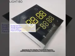 Custom Ultra White / Blue 7 Segment LED Display Common Cathode untuk Digital Oven Timer
