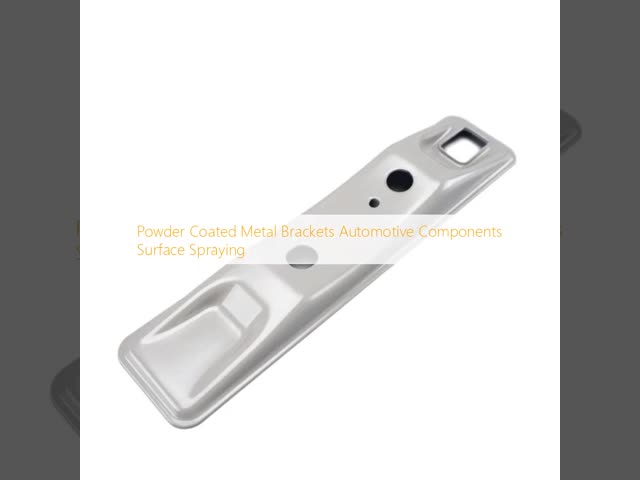 Powder Coated Metal Brackets Automotive Components Surface Spraying