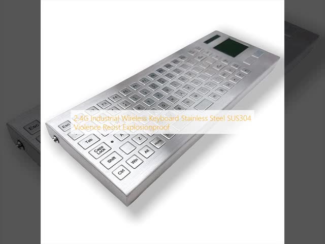 2.4G 産業用無線キーボード SUS304 耐爆