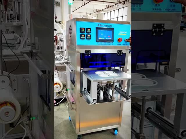 Stainless Steel Automatic Tray Sealer Automatic Vertical Packing Machine For Bucket