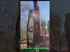 Força de elevação de poços de água 60T Poço de perfuração Crawler Equipamento de perfuração de poços de água