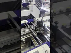 China Professional Commercial Paper Folding Machine 480mm Width Gear Driving Type supplier
