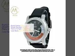 China Silver Dial Analog Wrist Watch Stainless Steel With Date Display And Luminous Hands supplier