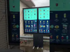 IP65 49-calowy cyfrowy odtwarzacz multimedialny Mcdonald'S Outdoor Digital Menu Board 3000 nitów