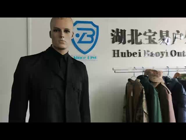 黒の儀式用軍服セット (45% ウール 55% ポリエステル)