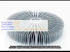 Zamówione Anodyzowany Radiator Srebrny Aluminiowy Profili Grzejników Ekstruzyjne