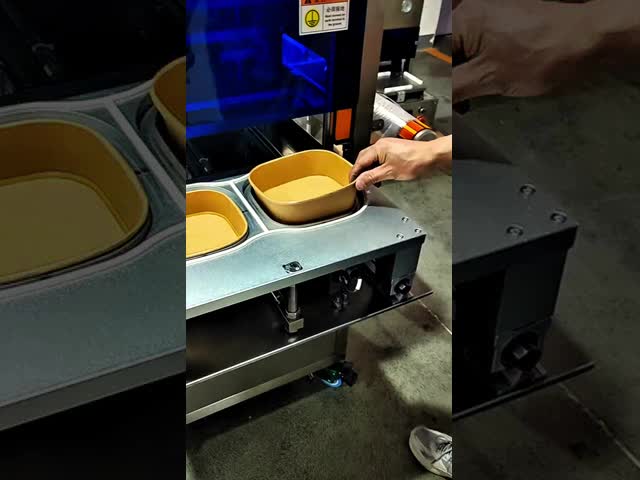 高強度精密紙碗シール 完全自動シール機