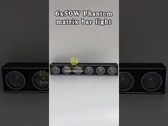 New Arrival 6*50W RGBW 4IN1 Bar Light Hight Power Matrix Pixel Strobe Backlight for Disco