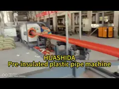 China 3PE Anti Corrrosive Steel Pipe Making Machine With Sand Blasting And Rust Removal supplier