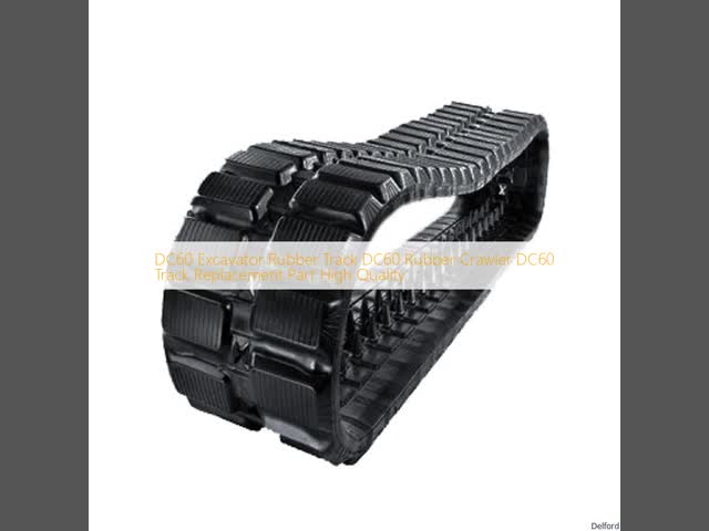 DC60 Excavator Rubber Crawler Track Replacement Part Customized