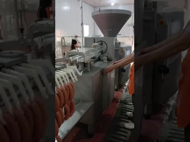 Fully Automated Sausage Making Machine Filling And Twisting Sausage Processing Line