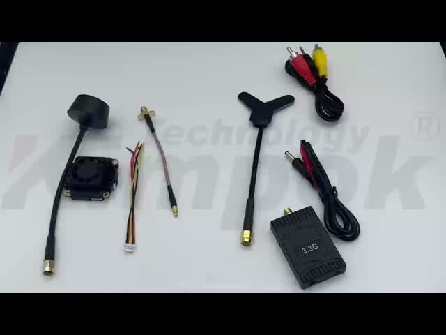 3.3G 6W ビデオトランスミッター 3.3Ghz FPV VTX 8チャンネル 遠距離ビデオオーディオトランスミッション