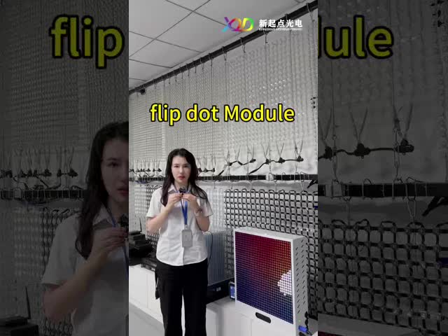 Flip Dot Module touchscreen Dc 12v para tabuleiro de pontuação de bola de basquete