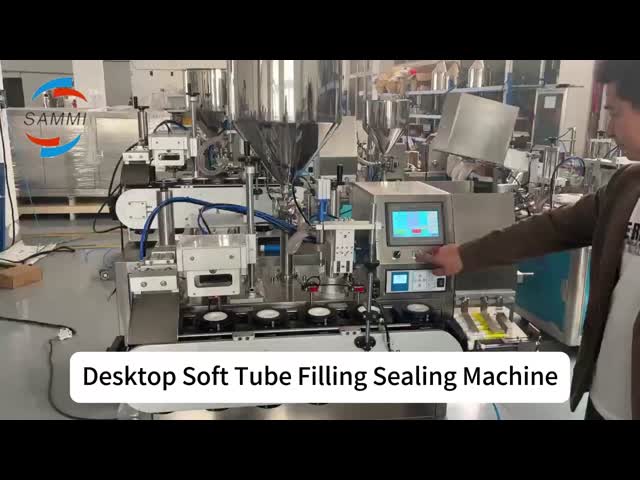 自動化粧クリームチューブ詰め込み密封機 超音波ソフトチューブ詰め込み密封機