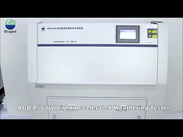 Bgd 855/856 UV Light Accelerated Aging Test Chamber UV Weatherability Test Machine video