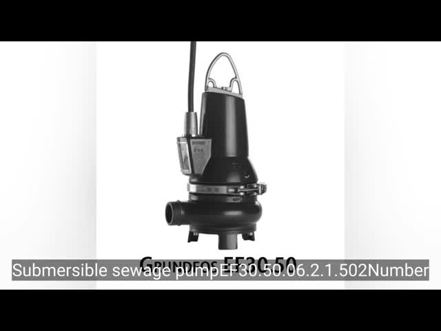 Grundfos EF30.50 浸水式下水ポンプ 汚水輸送のための不詰め溶液