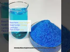 كبريتات النحاس الصناعية البنتاهيدرات 7758-98-7 CuSO4 Middot 5H2O للطلاء الكهربائي