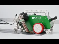 Tarpaulin Welding Machine Banner Welder SWT-UME PVC Overlap Welder video