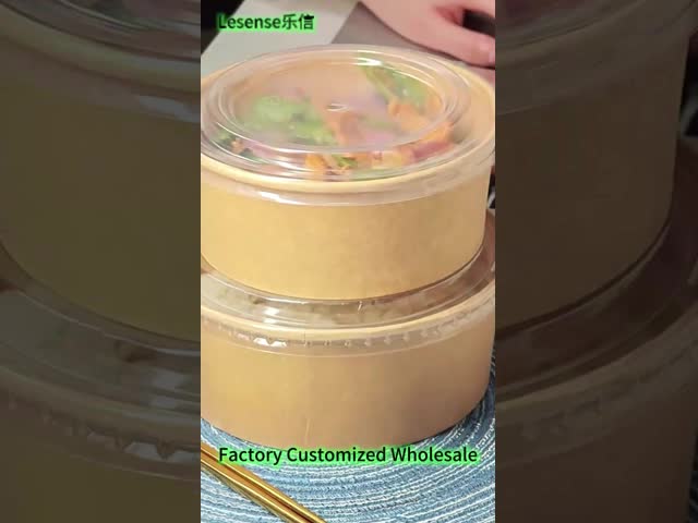 500ml 電子レンジ用 紙のボウル 紙の取り出し容器