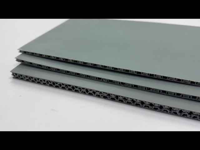 5mm 1200gsm Grey 2440x1220 4x8ft Plastic PP Honeycomb Panel for Industrial Package Box