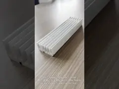 Anodisez le profil en aluminium de mur rideau d'extrusion pour les bâtiments industriels