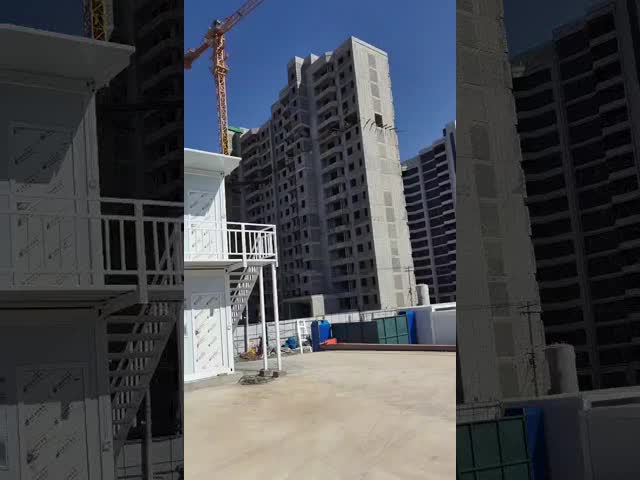 高耐久性保証 3D 多階建て 輸送コンテナハウス 内部 多機能性