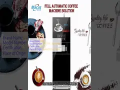 Máquina de café comercial Macas de pie con limpieza automática y monitoreo de muelle de frijoles