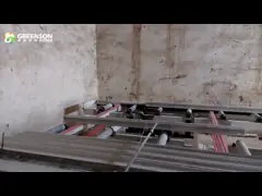Machine de fabrication de corniche de gypse de cloison sèche de rendement élevé avec à haute production