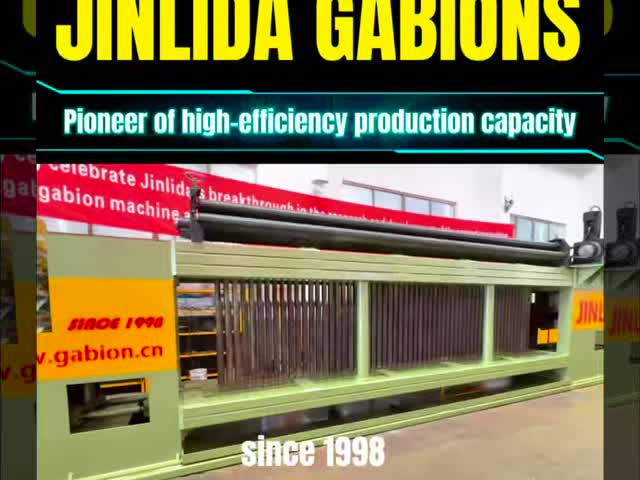 100*120mm インテリジェント CNC ガビオン メッシュ マシン