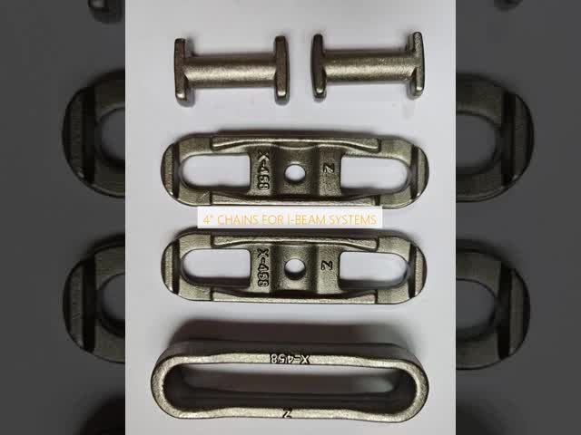 4 Inch X458 Conveyor Chain Drop Forged Rivetless Alloy Steel