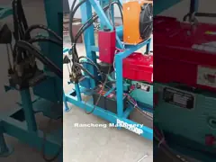 150m Depth Portable Well Drilling Rig 22Hp / 16.2Kw Diesel Motor Power